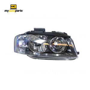 Halogen Head Lamp Drivers Side Certified Suits Audi A3 8P 2004 to 2008