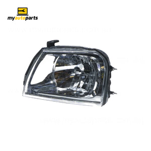 Head Lamp Passenger Side Certified Suits Mitsubishi Triton GLS V6 MK 2001 to 2006