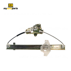 Rear Door Window Regulator Drivers Side Aftermarket Suits Hyundai Accent LC 2000 to 2006