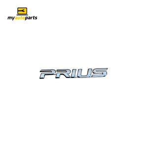 Tail Gate Emblem Genuine Suits Toyota Prius NHW20R 2003 to 2009