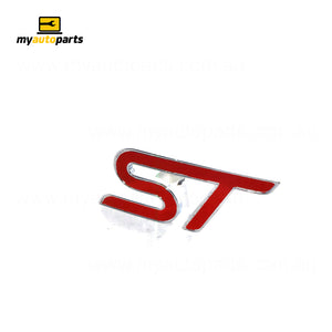 Tail Gate Emblem "ST" Genuine Suits Ford Focus LW 2012 to 2015