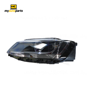Halogen Manual Adjust Head Lamp Passenger Side OES Suits Volkswagen Jetta 1B 2011 to 2017