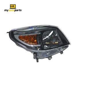 Halogen Manual Adjust Head Lamp Drivers Side Genuine Suits Ford Ranger PK 2009 to 2011