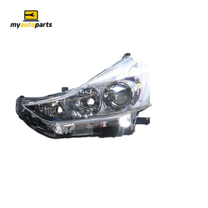 Halogen Head Lamp Passenger Side Genuine Suits Toyota Prius-V ZVW40R 2015 On