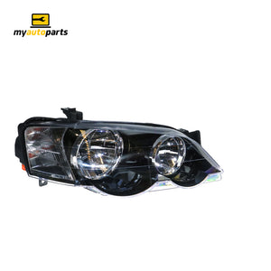 Halogen Head Lamp Drivers Side Certified Suits Ford Falcon XR6/XR8 BA/BF 2002 to 2008