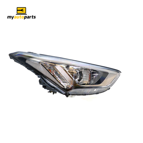 Halogen Head Lamp Drivers Side Genuine Suits Hyundai Santa Fe DM 2012 to 2015