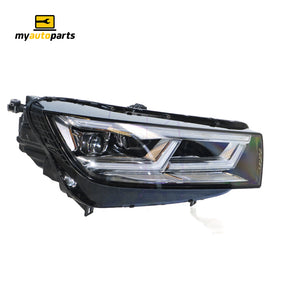 LED Head Lamp Drivers Side Genuine Suits Audi SQ5 FY 2017 to 2021