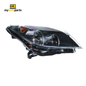 Black Head Lamp Drivers Side Certified Suits Holden Astra AH 10/2004 to 10/2006