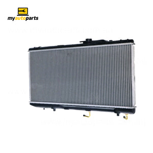 Radiator 28 / 28 mm Plastic Aluminium 325 x 688 x 26 mm Mauto 1.5 L 5E Aftermarket Suits Toyota Paseo EL44R/EL54R 1991 to 1999