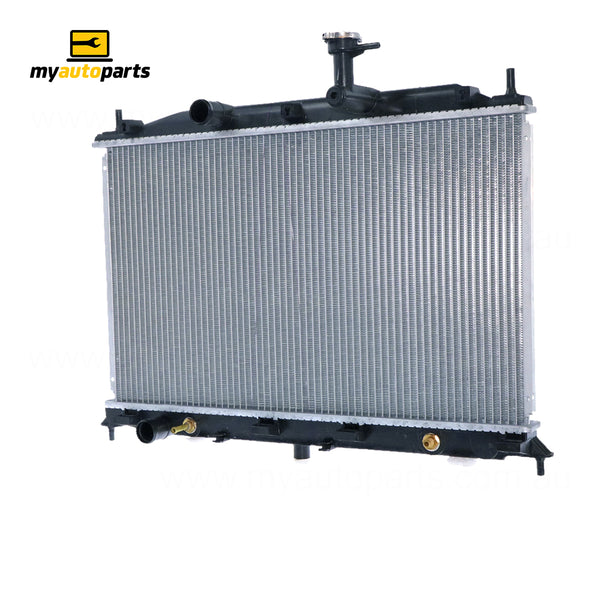 Radiator 33 mm 33 / Plastic Aluminium 370 x 628 x 16 mm Manual/Auto 1.6L L G4ED5 Aftermarket Suits Hyundai Accent MC 2006 to 2009