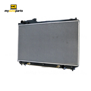 Radiator 38 / 38 mm Plastic Aluminium 425 x 758 x 26 mm Mauto 4.3 L 3UZ Aftermarket Suits Lexus LS430 UCF30R 2000 to 2007