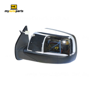 Chrome Door Mirror Electric Adjust Passenger Side Aftermarket Suits Ford Ranger PJ 2006 to 2009