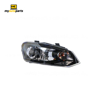 Halogen Head Lamp Drivers Side OES Suits Volkswagen Polo Trendline 6R 2010 to 2014