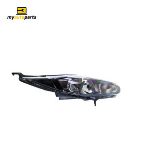 Black Head Lamp Drivers Side Genuine Suits Ford Fiesta Ambiente/Trend WZ 2013 to 2020