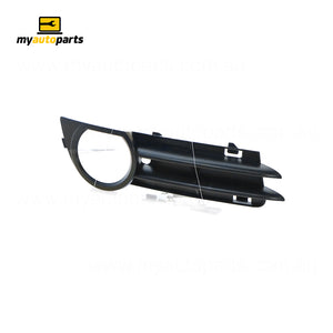 Front Bar Grille With Fog Light Mount Drivers Side Genuine Suits Audi A3 8P 2/2005 to 10/2008