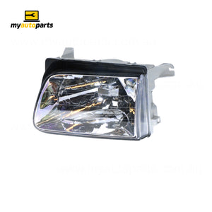 Crystal Head Lamp Passenger Side Certified Suits Holden Rodeo LT TF 1999 to 2001