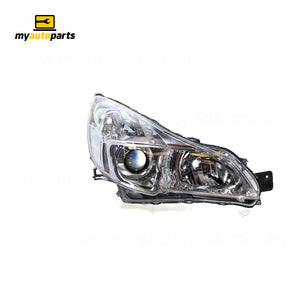 Halogen Head Lamp Drivers Side Genuine suits Subaru Liberty/Outback BM/BR 2009 to 2014