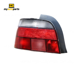 Black Red/Clear Tail Lamp Passenger Side Certified Suits BMW 5 Series E39 1996 to 2003