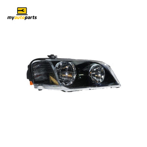 Black Head Lamp Drivers Side Certified Suits Ford Territory SX/SY 6/2004 to 4/2009