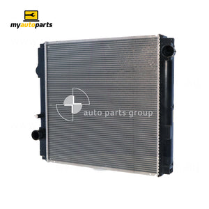 Radiator CT 46 / 46 mm Plastic Aluminium 525 x 518 x 48 mm Manual Aftermarket Suits Mitsubishi Mitsubishi/Fuso Truck FE 2005 to 2021