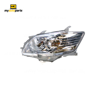 Halogen Electric Adjust Head Lamp Passenger Side Genuine suits Toyota Aurion GSV40R AT-X/Prodigy 2009 to 2012