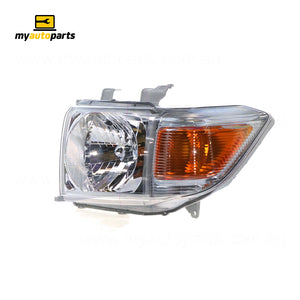 Head Lamp Passenger Side Genuine suits Toyota Landcruiser 70 Series 2007 to 2016
