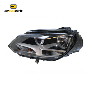 Head Lamp Passenger Side Genuine Suits Volkswagen Eos 1F 2011 to 2014