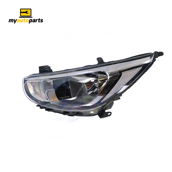 Head Lamp Passenger Side Genuine Suits Hyundai Accent RB 2013 to 2017