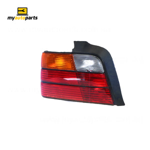 Black Red/Amber/Clear Tail Lamp Passenger Side Certified Suits BMW 3 Series E36 1991 to 1996