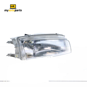 Head Lamp Drivers Side Aftermarket Suits Mitsubishi Lancer CE Sedan/Wagon 1996 to 1998
