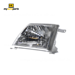 Head Lamp Passenger Side Genuine Suits Toyota Prado 95 Series 1999 to 2002