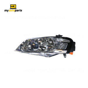 Chrome Halogen Head Lamp Passenger Side Certified Suits Ford Falcon Futura/Fairmont BF II 2006 to 2008