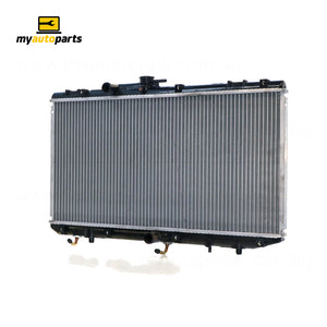 Radiator 28 / 28 mm Plastic Aluminium 325 x 638 x 16 mm Automatic 1.4 L 4E Aftermarket Suits Toyota Starlet EP91R 1996 to 1999