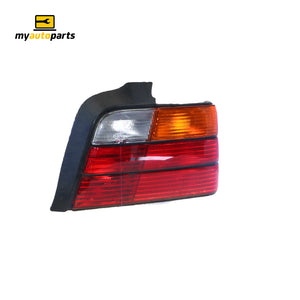 Black Red/Amber/Clear Tail Lamp Drivers Side Certified Suits BMW 3 Series E36 1991 to 1996
