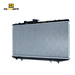Radiator 28 / 28 mm Plastic Aluminium 325 x 638 x 16 mm Manual 1.4 L 4E Aftermarket Suits Toyota Starlet EP91R 1996 to 1999