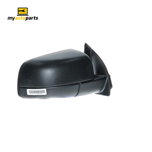 Black Door Mirror Without Indicator Drivers Side Genuine Suits Ford Ranger PX 9/2011 Onwards