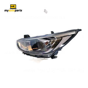 Halogen Head Lamp Passenger Side Genuine Suits Hyundai Accent RB 2017 to 2019