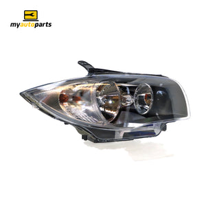 Halogen Black Head Lamp Drivers Side OES  suits BMW 1 Series 2007 to 2009