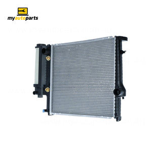 Radiator Plastic Aluminium 440 x 438 x 32 mm Manual/Auto 1.6L/1.8L L M40/M43 Aftermarket Suits BMW 3 Series E36 1991 to 2000