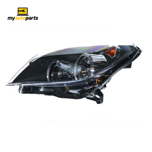 Black Head Lamp Passenger Side Certified Suits Holden Astra AH 10/2004 to 10/2006