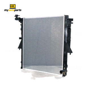 Radiator 35 / 35 mm Plastic Aluminium 525 x 635 x 16 mm Manual 5.8 mm Fin 2.4 L 4N15 Aftermarket suits Mitsubishi Triton MQ