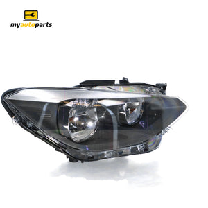 Halogen Manual Adjust Head Lamp Drivers Side Certified Suits BMW 1 Series F20 2011 to 2016