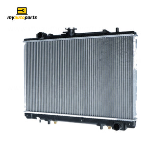 Radiator 35 / 35 mm Plastic Aluminium 375 x 598 x 32 mm Automatic 2.4L L 4G64T Aftermarket Suits Mitsubishi Triton MK 1996 to 2006