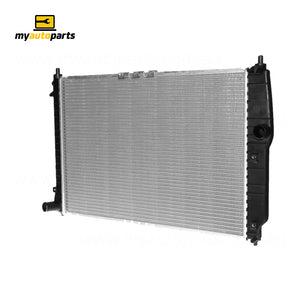 Radiator 32 / 34 mm Plastic Aluminium 600 x 418 x 16 mm Manual 1.6L L F16D3 Aftermarket Suits Holden Barina TK 2005 to 2012