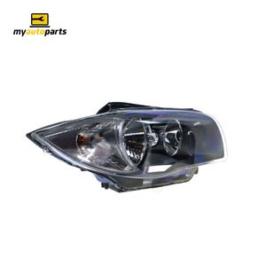 Halogen Head Lamp Drivers Side OES suits BMW 1 Series 2008 to 2011