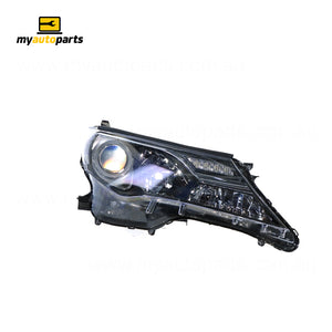 Halogen Head Lamp Drivers Side Certified Suits Toyota RAV4 GXL 2012 to 2015