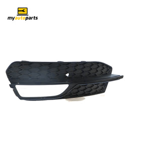 Front Bar Grille With Fog Light Mount Passenger Side Genuine Suits Audi A3 S-Line 8V 5/2013 to 5/2016