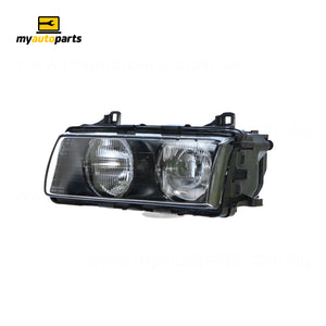 Halogen Manual Adjust Head Lamp Passenger Side Certified Suits BMW 3 Series E36 1991 to 2000