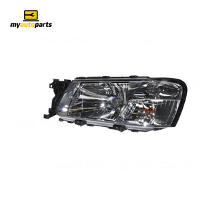 Chrome Head Lamp Passenger Side Genuine suits Subaru Forester SG 2002 to 2005