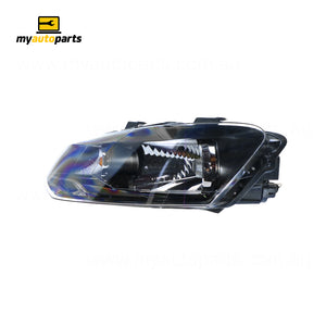 Halogen Head Lamp Passenger Side OES Suits Volkswagen Polo Trendline 6R 2010 to 2014